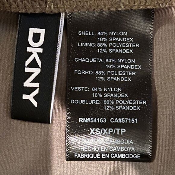 DKNY Olive Green Solid Hipster Bikini Swim Bottoms Extra Small NWT - Picture 7 of 8